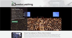 Desktop Screenshot of e3webcasting.com